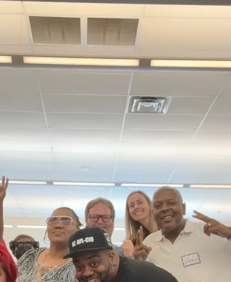 Participants at Building Power Part 2, including AZ AFL-CIO members